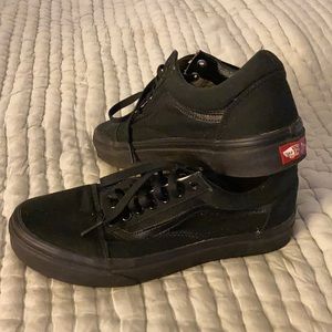 Black Vans canvas old Skool US men’s size 7
